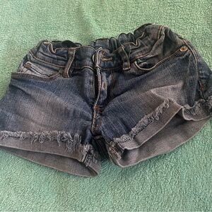 Stylish Kids Denim Shorts with Frayed Hem